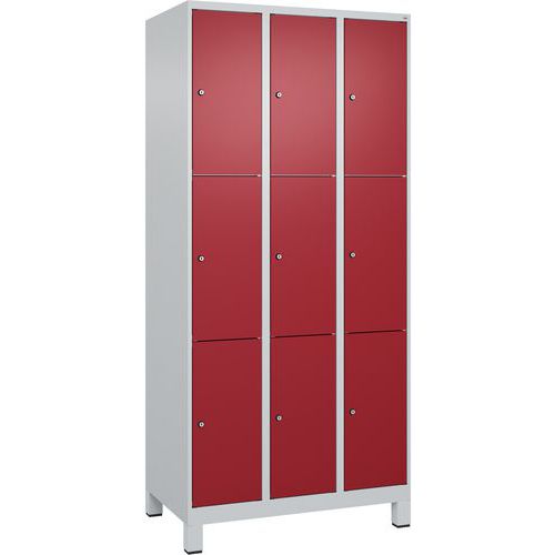 Armoire À Casiers Classic Plus Sur Pieds-9 Casiers-ral3003