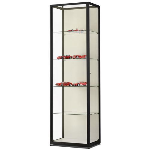 Vitrine D'exposition 600 X 400 X 1984 Mm Noire - Manutan