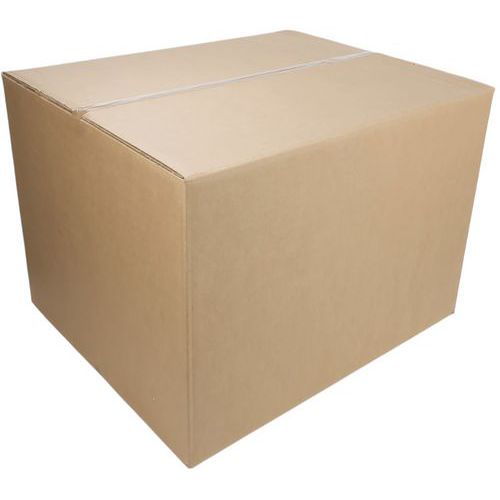 Manutan Expert - Caisse carton triple cannelure 1190x990x83 mm - Carton kraft recyclé 90% - 100 kg - Idéale pour gros volumes et produits lourds