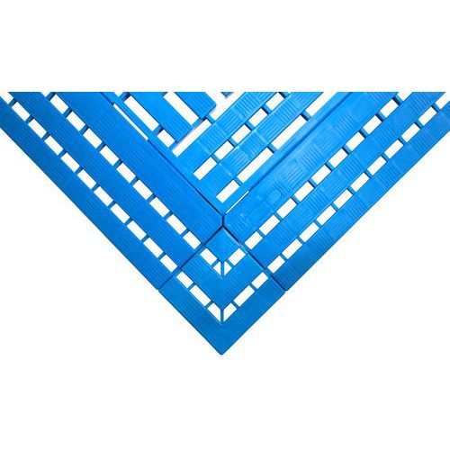 Coba - Dalle emboîtable Work Deck 0,6x1,2m Bleu - Polyéthylène - 3.45 kg