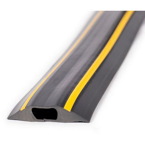 Coba - Protège câble multi-usage PVC 3m Noir/jaune - 83mm largeur - Idéal pour organiser vos câbles