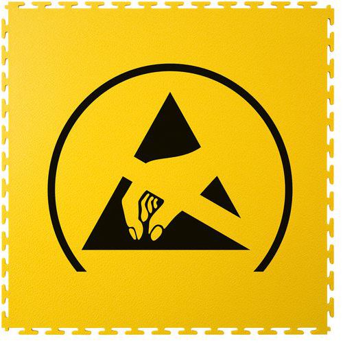 Dalle Pvc Tough-lock Esd Point Mise À Terre-05mx05mx7mm