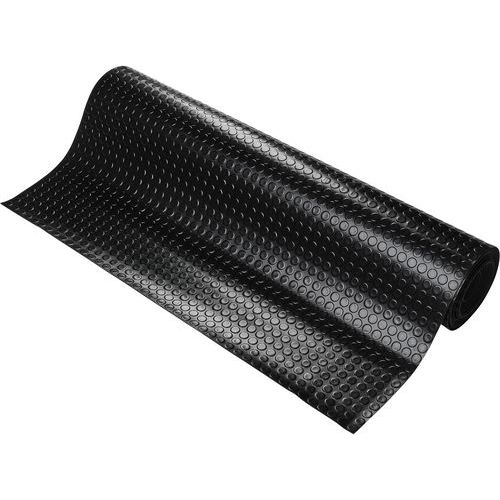 Coba - Revêtement de sol PVC Noir 1,2m x 10m - Antidérapant et Facile à Installer