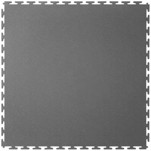 Coba - Dalle PVC emboîtable Tough-Lock - Gris foncé 585x77x5mm - Pack 1 pièce - Résistant et Facile à Posa
