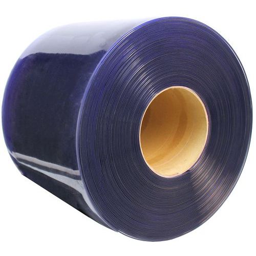 Coba - Rideau à lanière PVC Standard - Rouleau 50m - 200mm x 2mm - Transparent - Idéal Cabine d'atelier