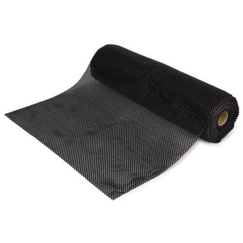 Coba - Tapis Antidérapant GripGuard Aluminium Noir - 0.9m x 6m - Résistant et Durable