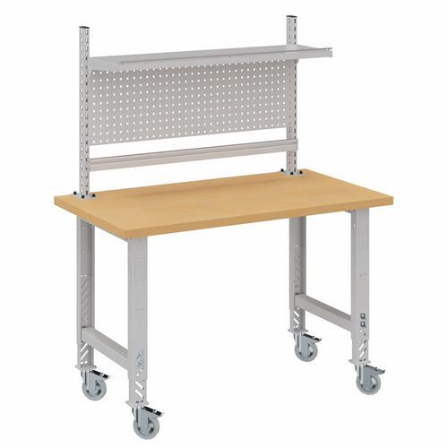 Poste Mobile Plateau Multiplis 1 Panneau 1 Rail 1 Tablette