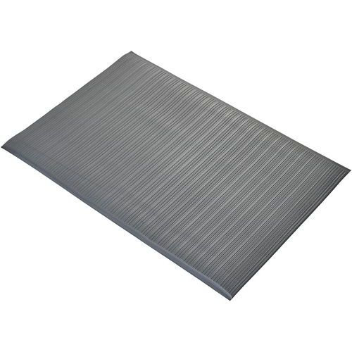 Coba - Tapis anti-fatigue industriel 0,6x0,9m Gris PVC antidérapant confort et sécurité