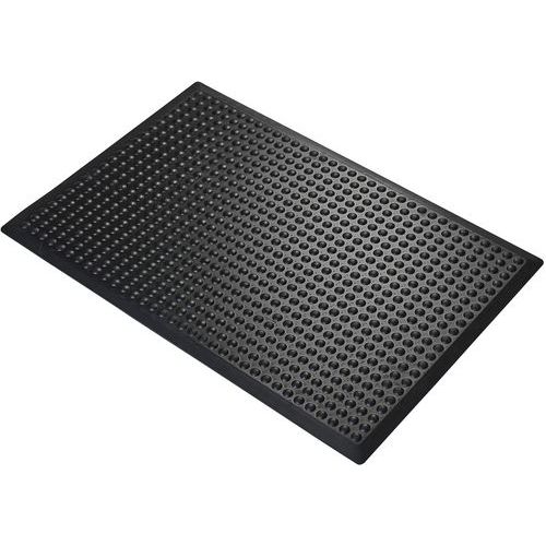 Coba - Tapis anti-fatigue nitrile 0,6x0,9m Noir - Antidérapant, Confort industriel