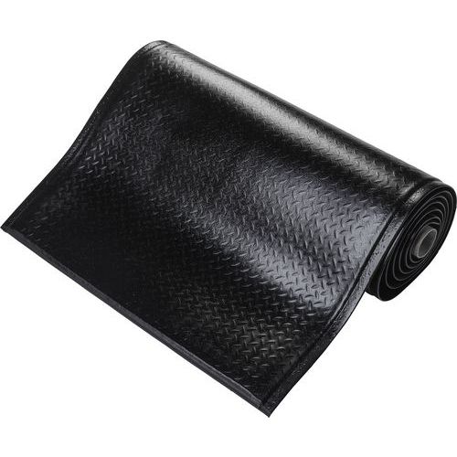 Coba - Tapis anti-fatigue Orthomat Comfort Plus - 1,2m x 1m - Noir - PVC - Antidérapant - Confort et Durabilité