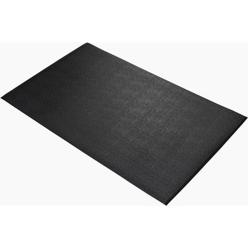 Coba - Tapis anti-fatigue polyvalent monocouche - 0,9m x 1,5m - Noir - PVC antidérapant