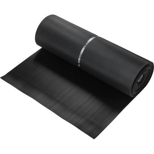 Coba - Tapis de sécurité industriel antidérapant 1,2m x 10m - Caoutchouc noir - Usage intensif