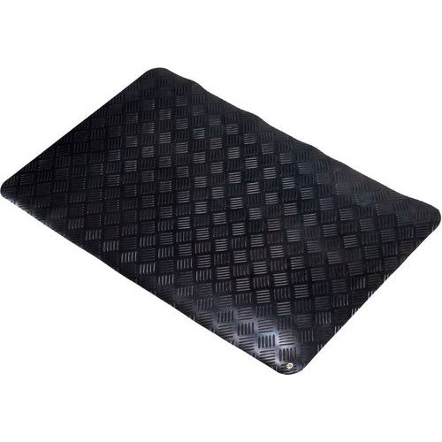 Coba - Tapis de sol ESD Industriel - 0,6x1m Noir - Antidérapant Polyesteruréthane - Anti-statique