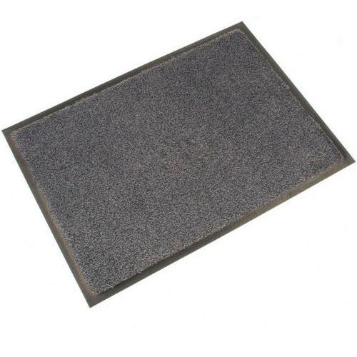 Coba - Tapis d'entrée Cobawash 85x120 cm Noir/Gris - Polyamide Durable - Facile d'entretien