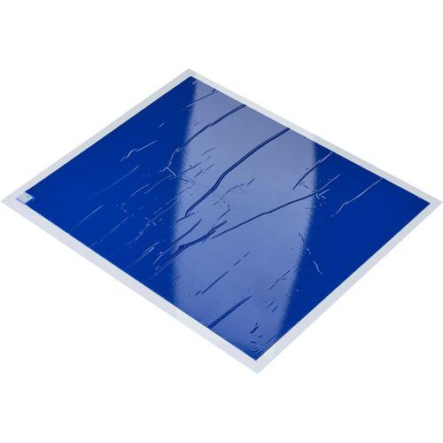 Coba - Tapis de contrôle de contamination 0,8x0,6m Bleu - Acrylique Polyéthylène - Intérieur Propre