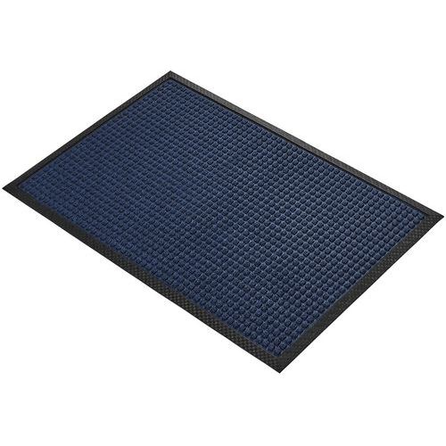 Coba - Tapis d'entrée Polypropylène Bleu 60x90cm - Usage intensif - Résistant intérieur/extérieur
