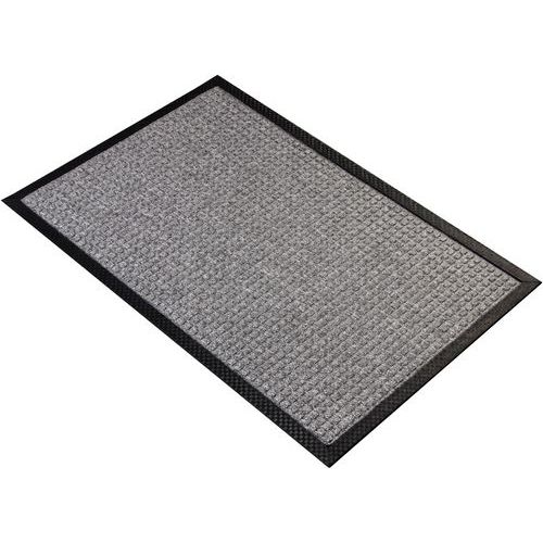 Coba - Tapis d'entrée Polypropylène Gris 60x90cm - Usage intensif - Résistant intérieur/extérieur