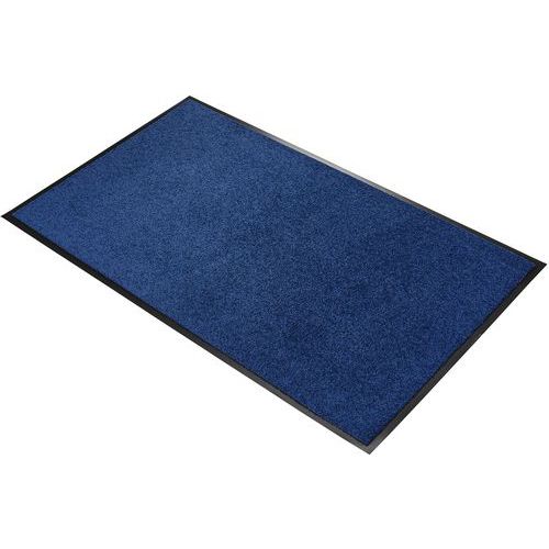 Coba - Tapis d'entrée Entra-Plush 0,6x0,9m Bleu - Polypropylène - Intérieur/Extérieur - Idéal Bureau