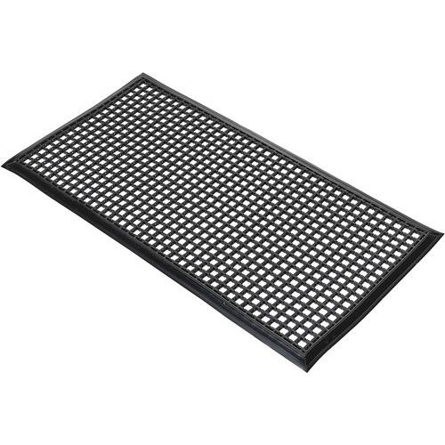 Coba - Tapis d'extérieur PVC Noir 1m x 1.5m - Usage Standard - Résistant et Durable