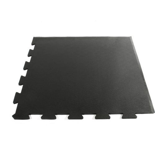 Coba - Tapis de loisirs 61x61cm - Caoutchouc Noir - 10mm épaisseur - Résistant -20°C à 130°C