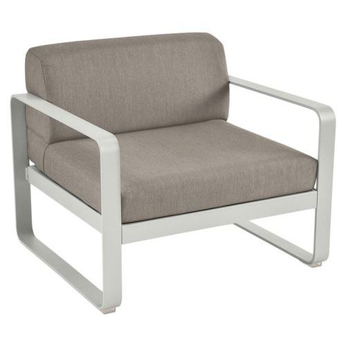Fauteuil Bellevie Gris Argile - Taupe Grisé