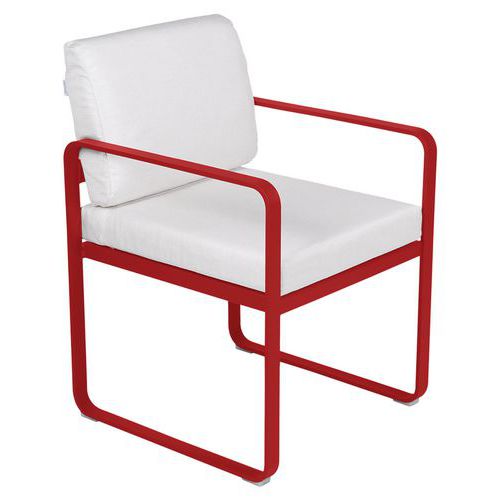 Fauteuil Repas Bellevie Coquelicot - Blanc Grisé