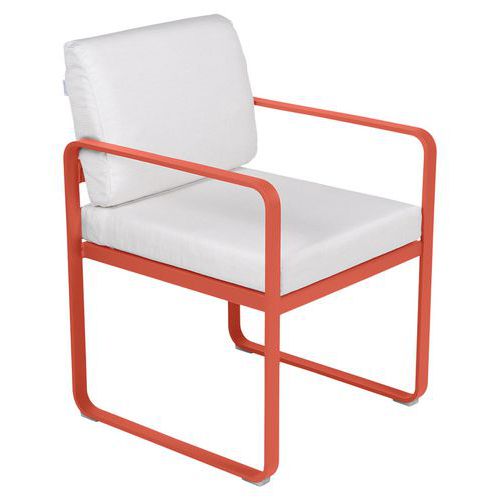 Fauteuil Repas Bellevie Capucine - Blanc Grisé