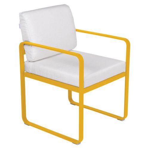 Fauteuil Repas Bellevie Miel - Blanc Grisé