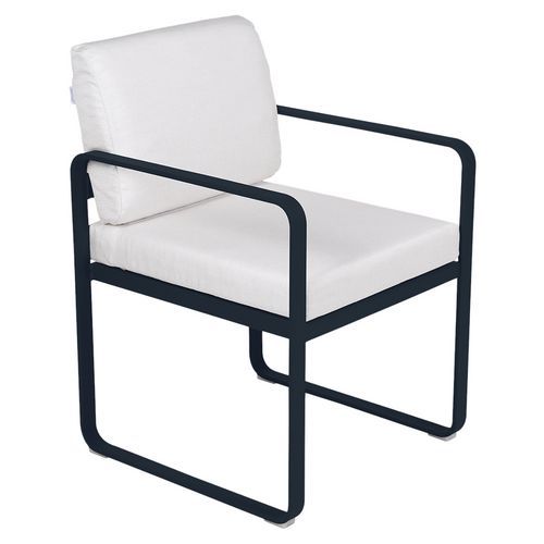 Fauteuil Repas Bellevie Bleu Abysse - Blanc Grisé