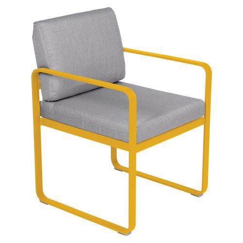 Fauteuil Repas Bellevie Miel - Gris Flanelle