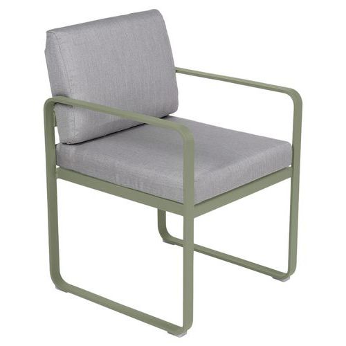 Fauteuil Repas Bellevie Cactus - Gris Flanelle