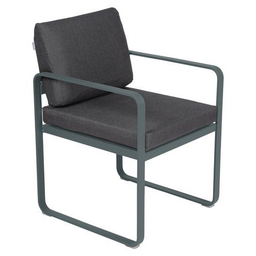 Fauteuil Repas Bellevie Gris Orage - Gris Graphite