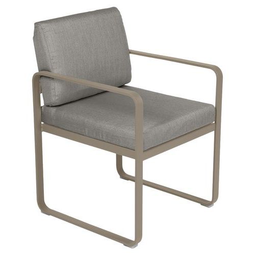 Fauteuil Repas Bellevie Muscade - Taupe Grisé