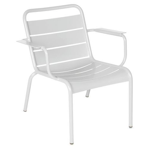 Fauteuil Lounge Luxembourg - Blanc Coton