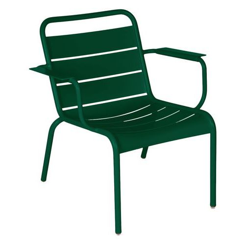 Fauteuil Lounge Luxembourg - Vert Cèdre