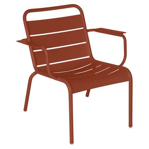 Fauteuil Lounge Luxembourg - Ocre Rouge