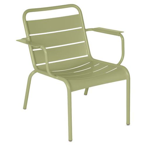 Fauteuil Lounge Luxembourg - Vert Tilleul