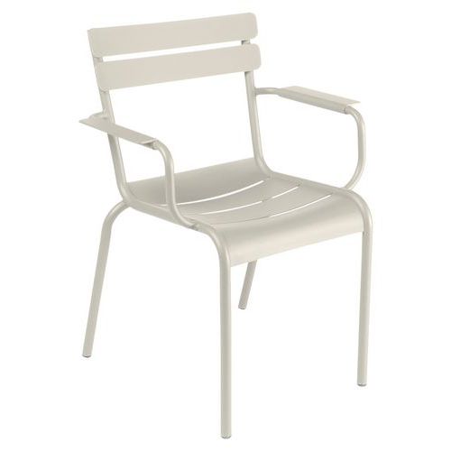 Fauteuil Bridge Luxembourg Gris Argile