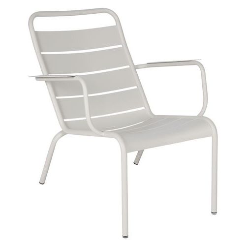 Fauteuil Bas Luxembourg Gris Argile