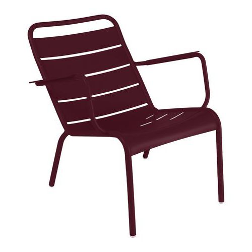 Fauteuil Bas Luxembourg Cerise Noire