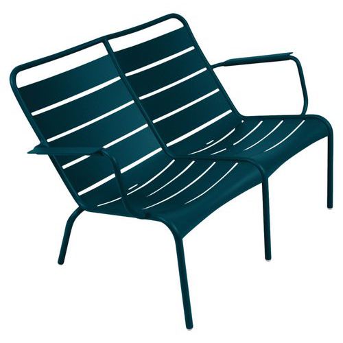 Fauteuil Bas Duo Luxembourg Bleu Acapulco