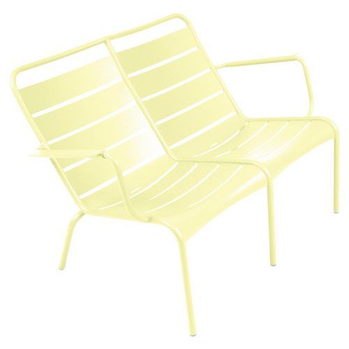 Fauteuil Bas Duo Luxembourg Citron Givré