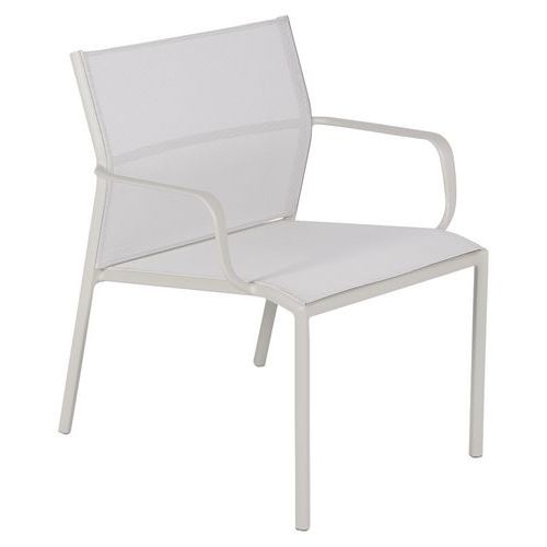 Fauteuil Bas Cadiz Stéréo Gris Argile
