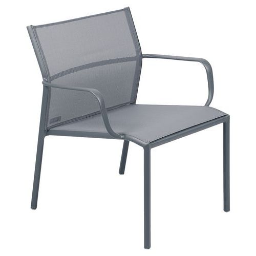 Fauteuil Bas Cadiz Stéréo Gris Orage