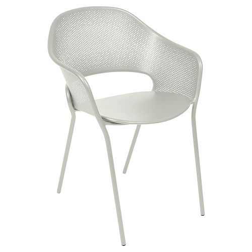 Fauteuil Kate Gris Argile