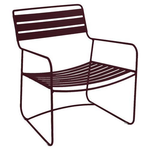 Fauteuil Bas Surprising Cerise Noire
