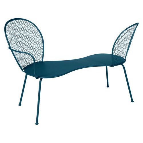 Banquette Conversation Lorette - Bleu Acapulco