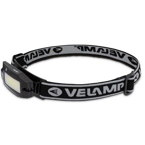 Velamp - Lampe frontale rechargeable 150 lm sans contact - 3h autonomie - IPX4 - 10m portée - Résistante aux chocs