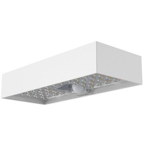 Applique Murale Led Solaire 800 Lumens Détecteur Ir. Blanc