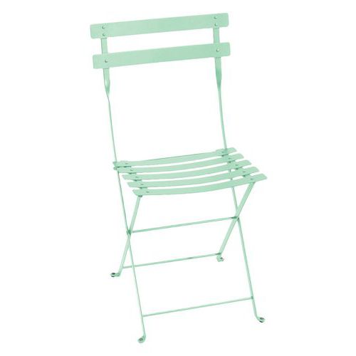 Chaise Bistro Métal Vert Opaline